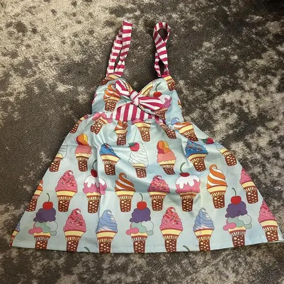 Dresses | Toddler Girls Summer Ice Cream Theme Sun Dress 23 Years New |  Poshmark